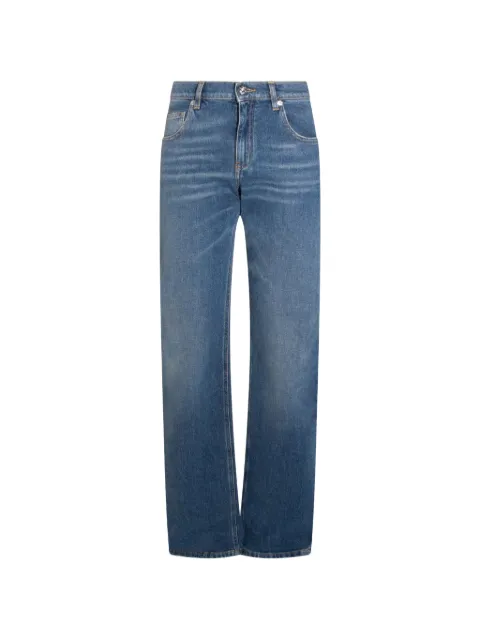 Blumarine 仿旧直筒长裤