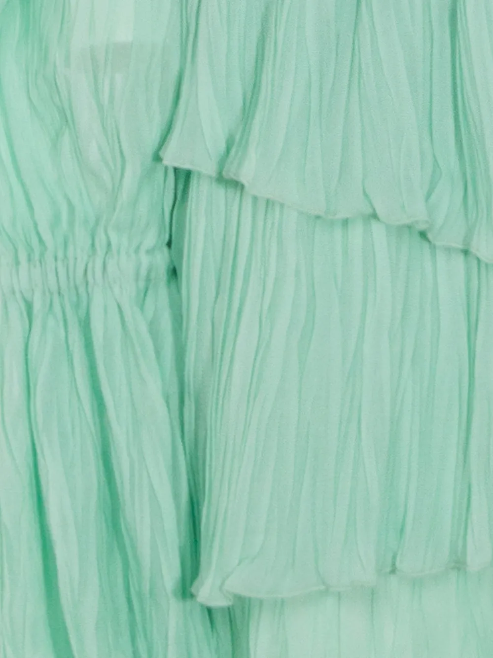 Blumarine Jurk met ruches Groen