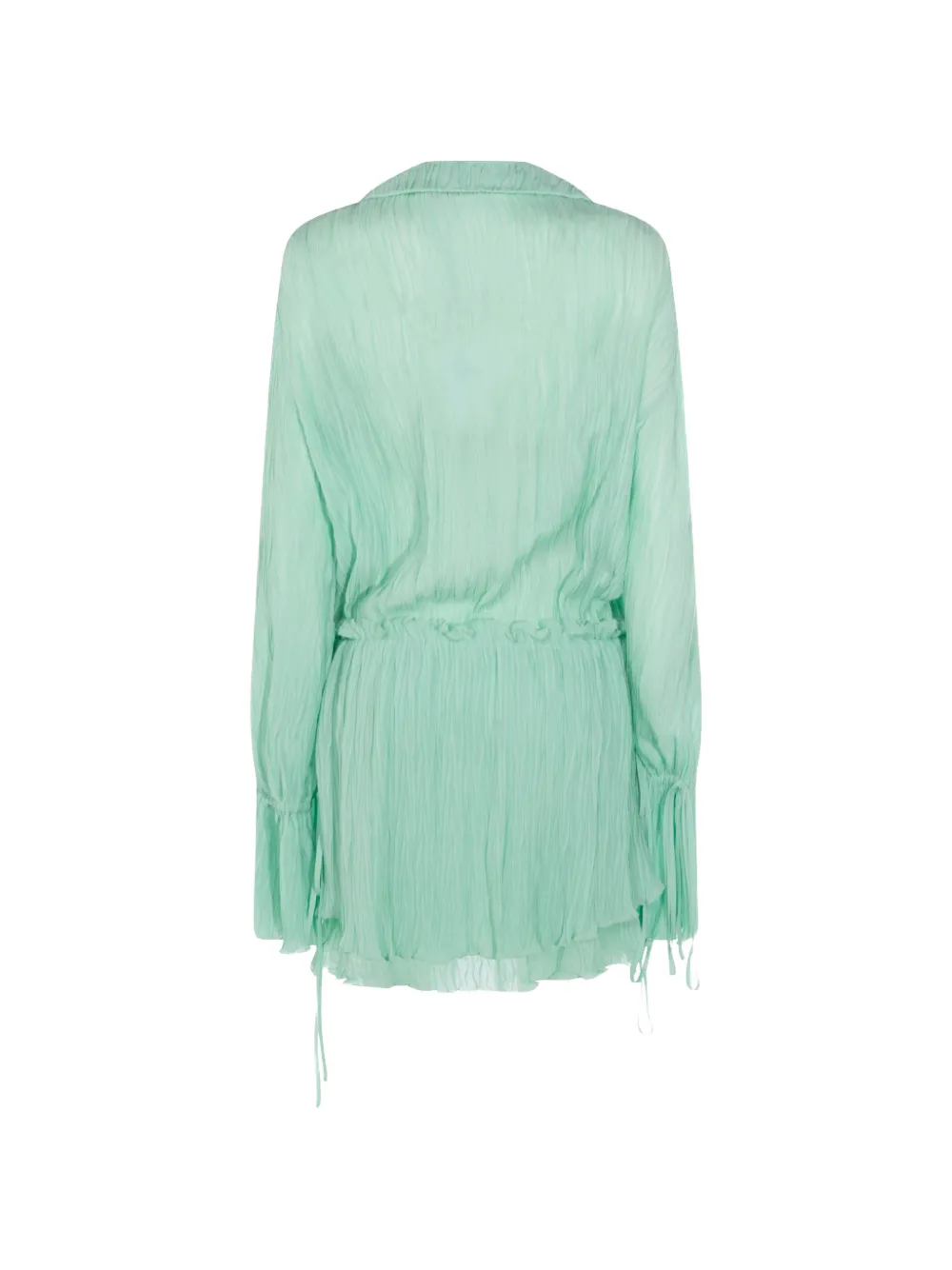 Blumarine Jurk met ruches Groen