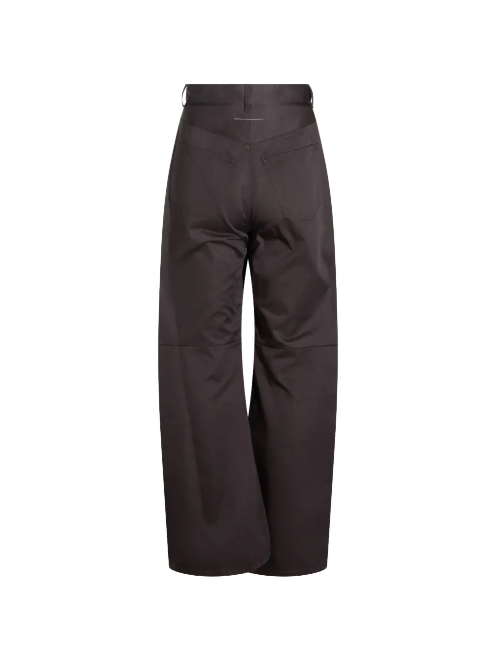 MM6 Maison Margiela Chino met wijde pijpen Bruin
