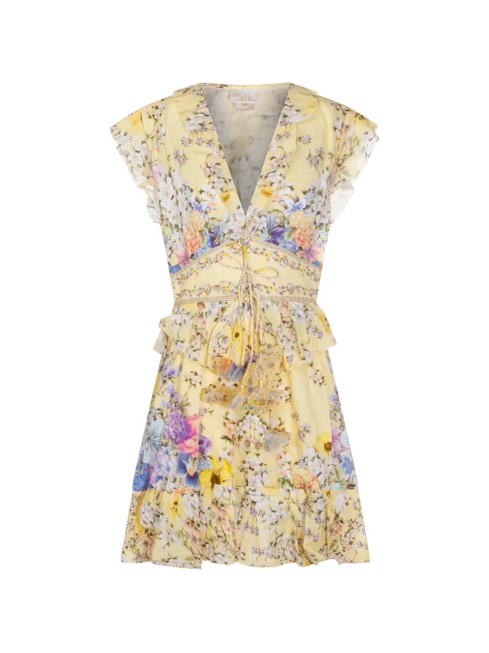 Camilla Darling Buds waisted dress - Giallo