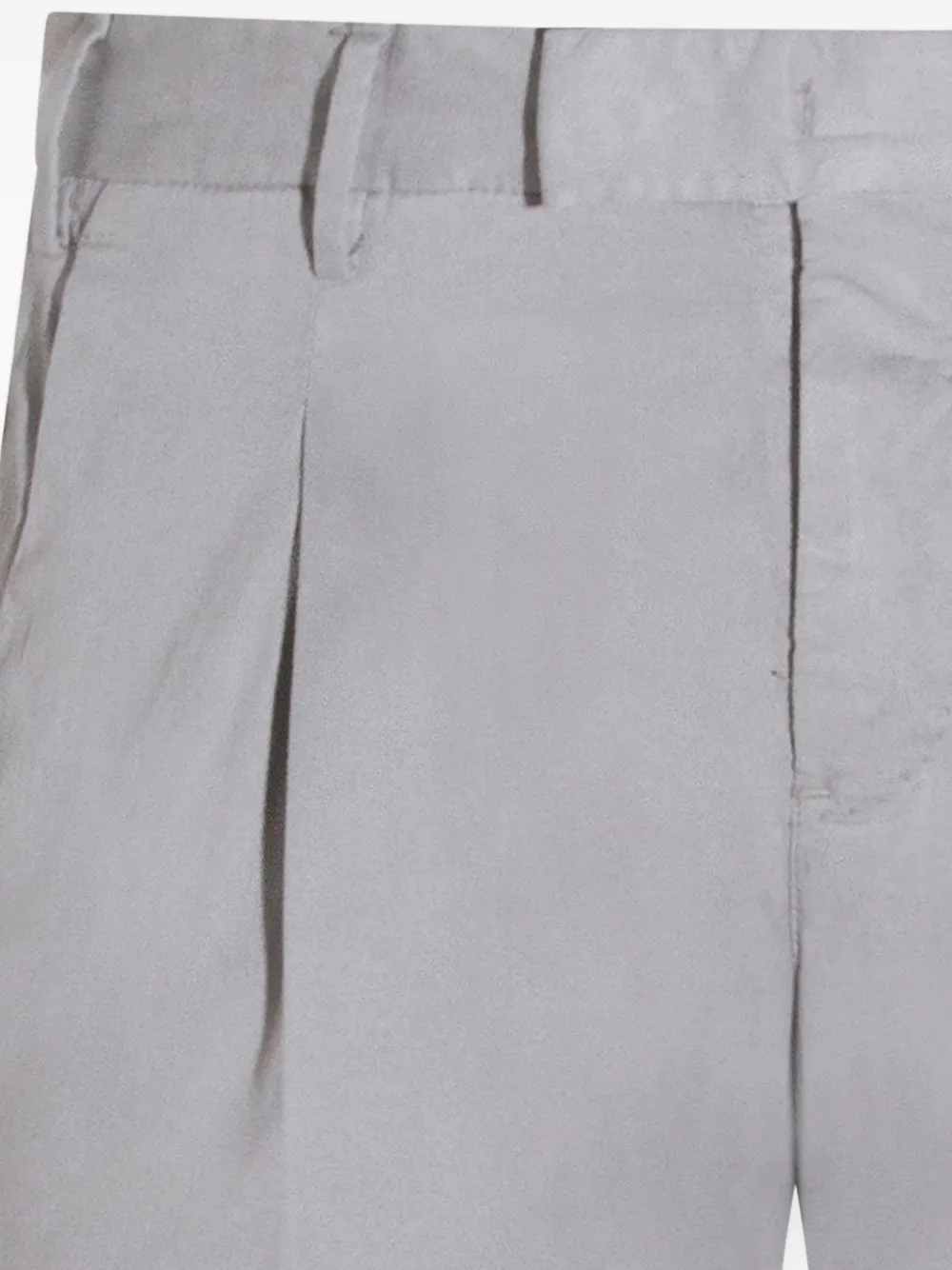 PT Torino Broek met geplooid detail Grijs
