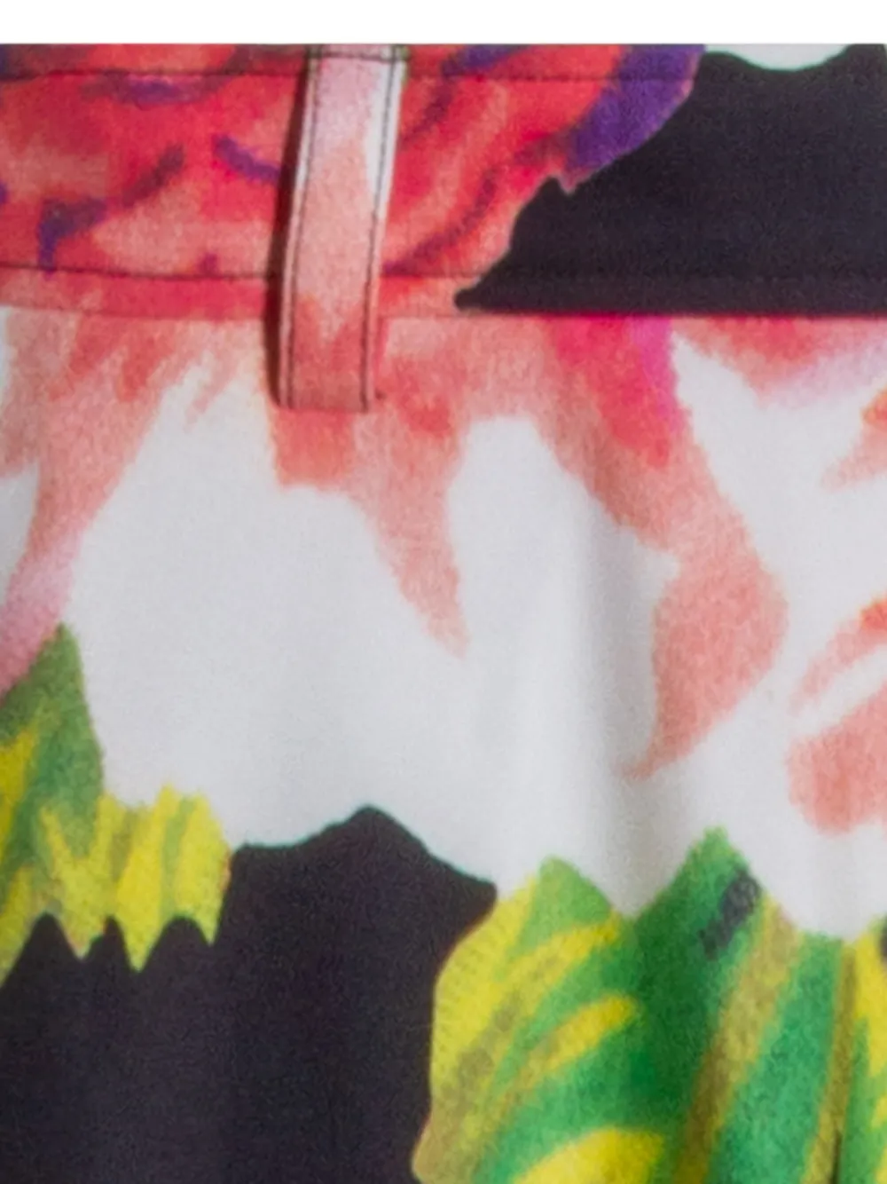 Moschino Rok met bloemenprint Zwart