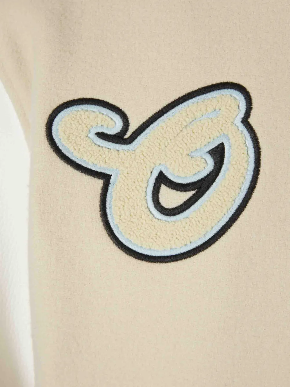 Off-White Bomberjack met logopatch Beige