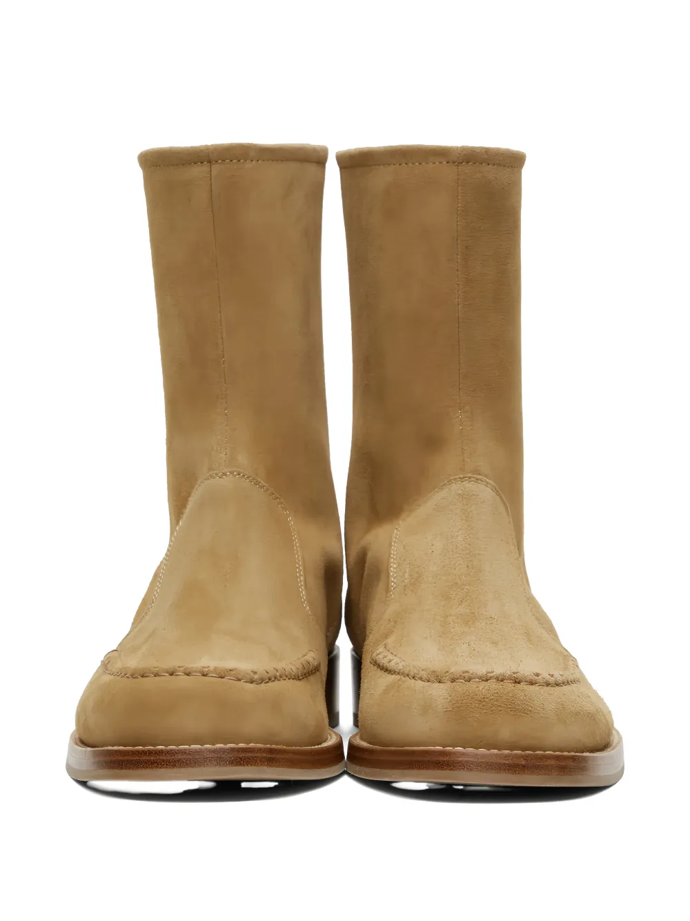 RHUDE suede boots Beige