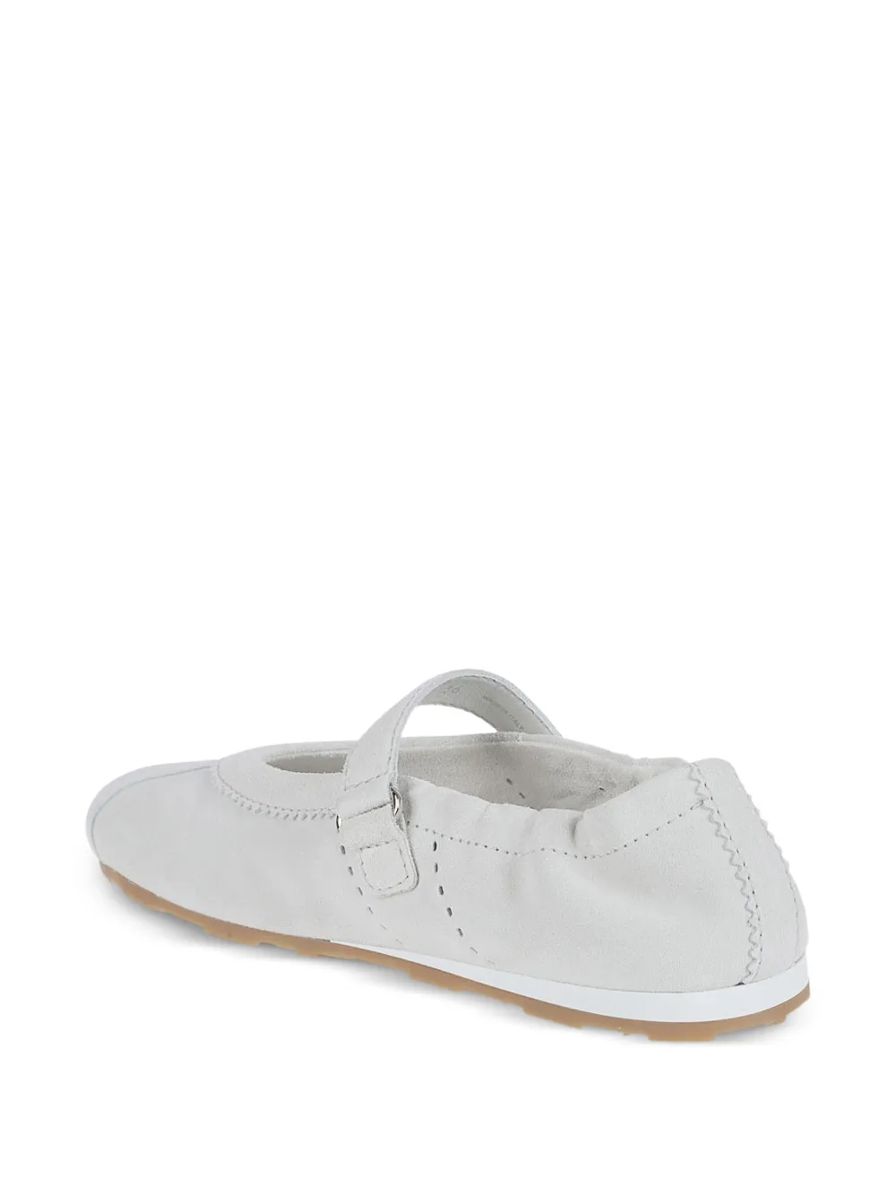  Miu Miu Strap Ballet Flats - Neutrals 
