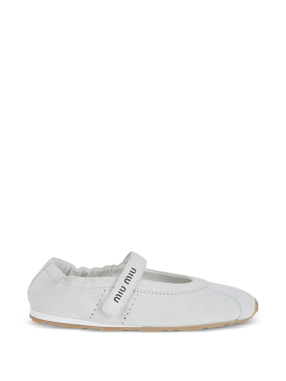 Miu Miu strap ballet flats - Toni neutri