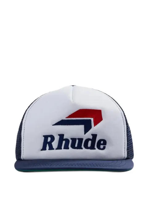 RHUDE Speedmark embroidered cap
