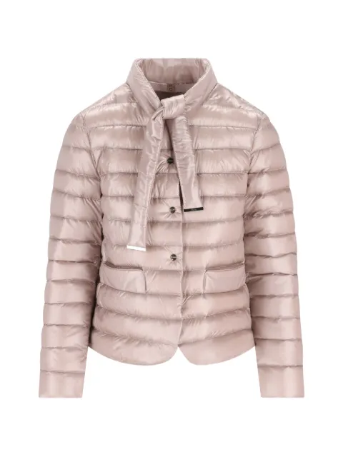 Herno tie puffer coat