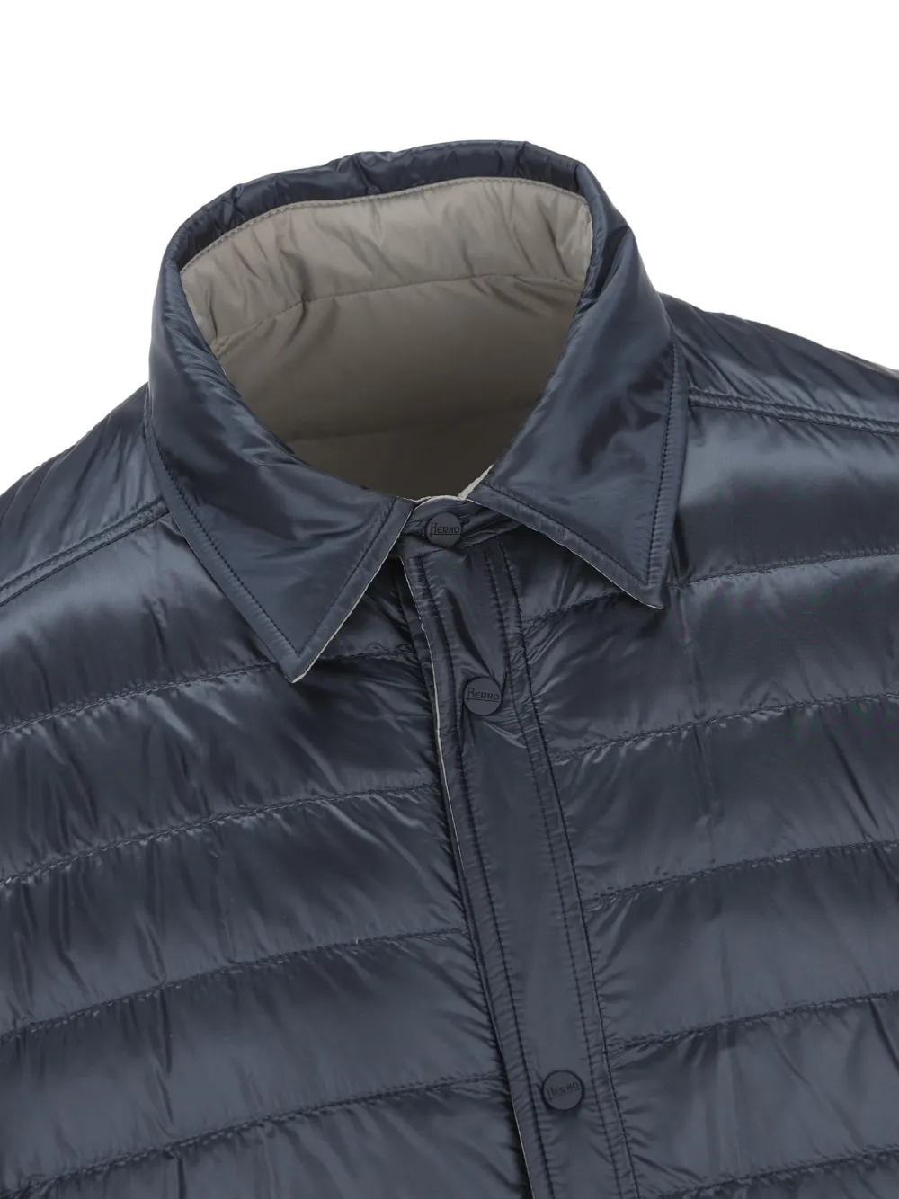 Herno Jas met knopen Blauw