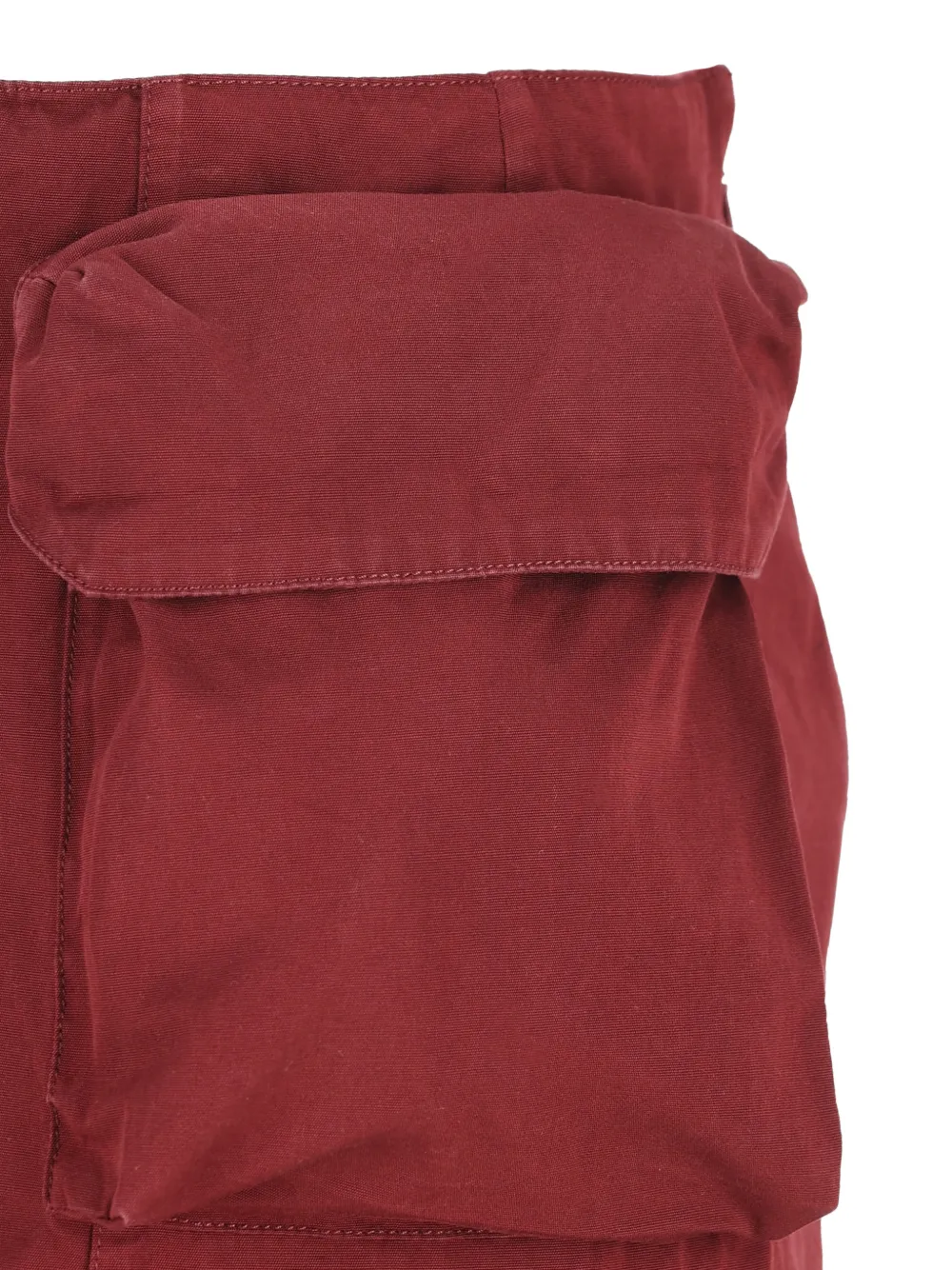 Miu Rok met zakken en logo Rood