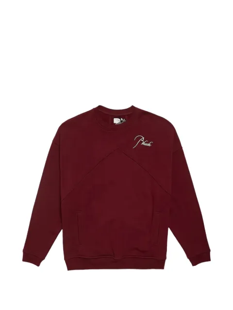 RHUDE Felpa girocollo con ricamo