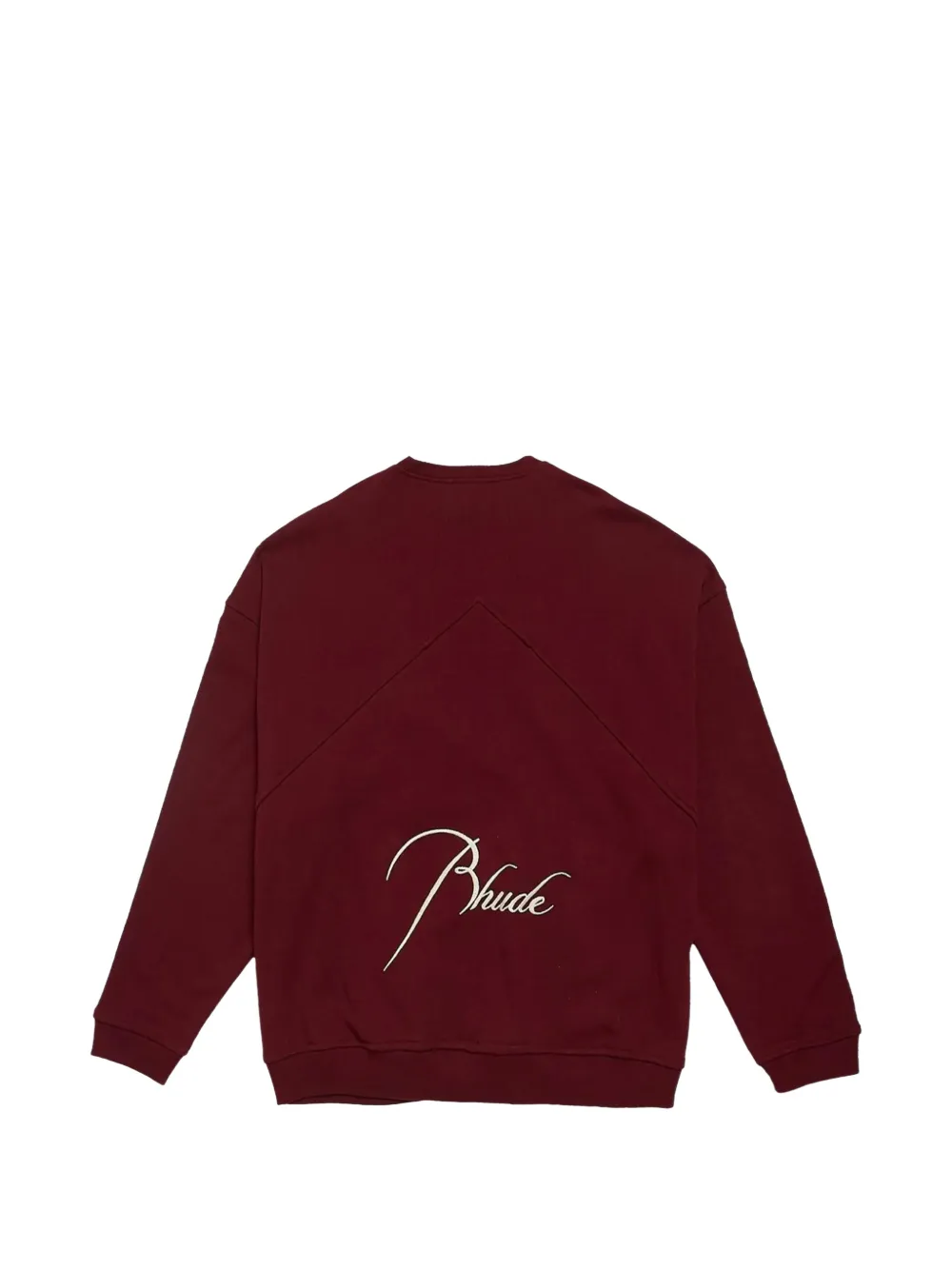 RHUDE Sweater met geborduurd logo Rood