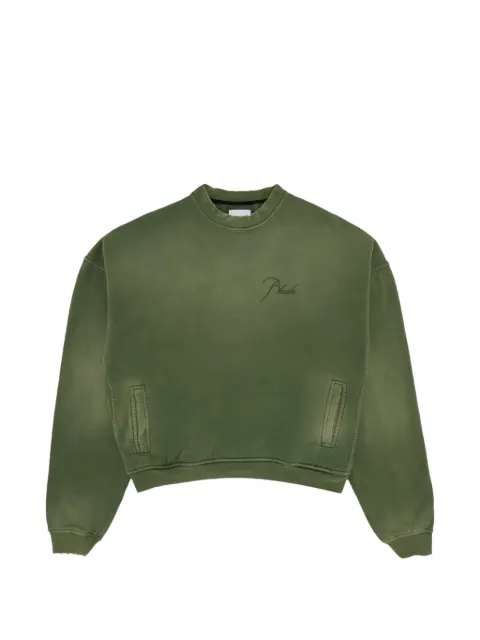 RHUDE embroidered crew-neck sweatshirt