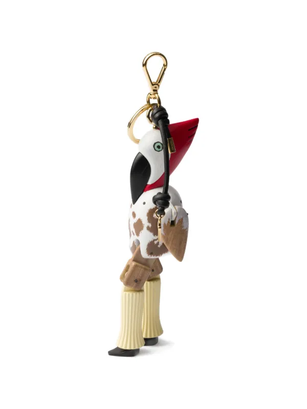 Prada アニマルモチーフ キーホルダー | ホワイト | FARFETCH JP