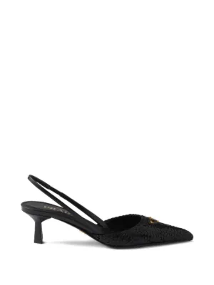 Prada スリングバック パンプス | ブラウン | FARFETCH JP