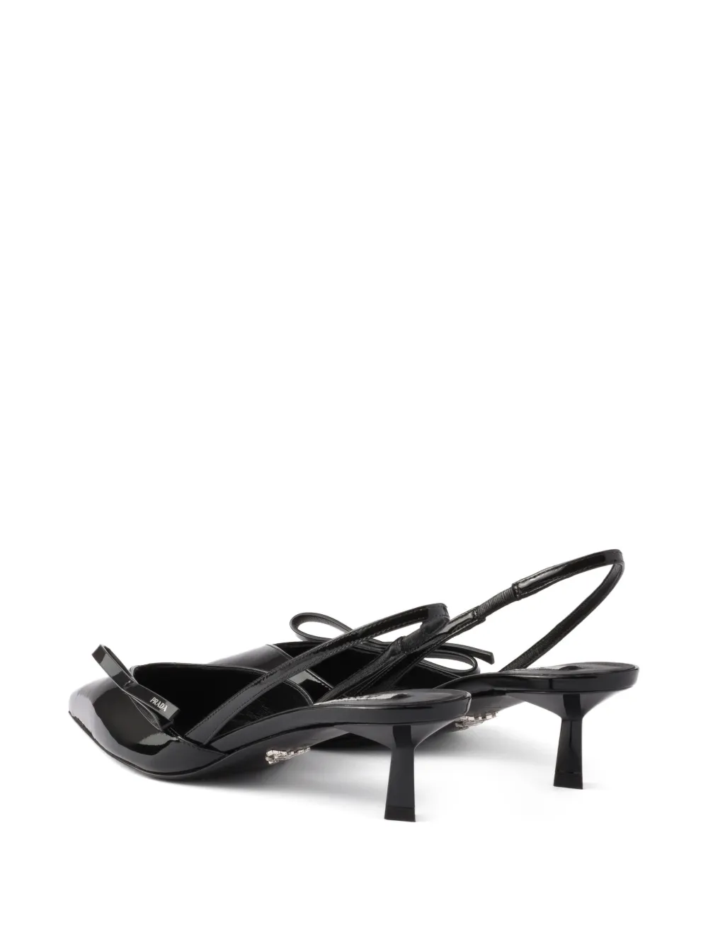 Prada スリングバック パンプス | ブラック | FARFETCH JP