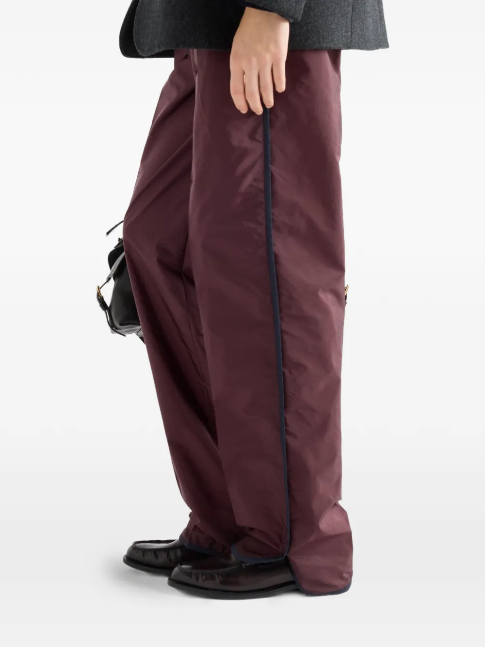 Prada Re-Nylon broek Rood