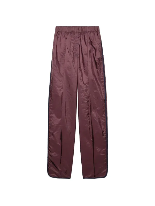Prada Re-Nylon Trousers | Red | FARFETCH RO