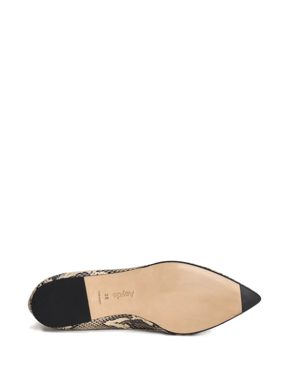 Aeyde flat shoes Beige