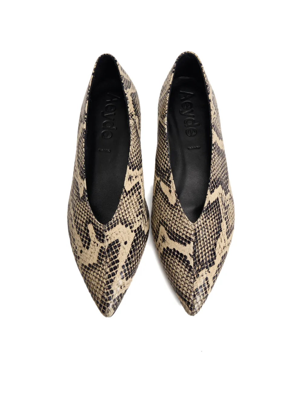 Aeyde flat shoes Beige