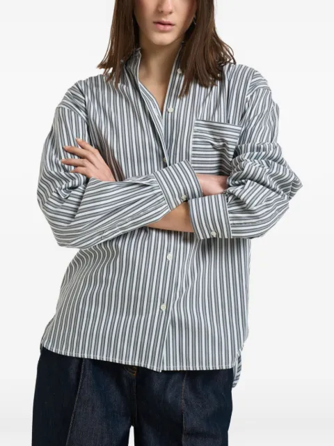 IRO striped chest-pocket shirt