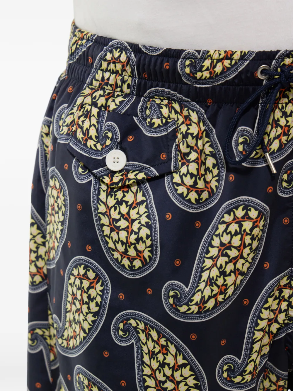 FURSAC Zwembroek met paisley-print Blauw