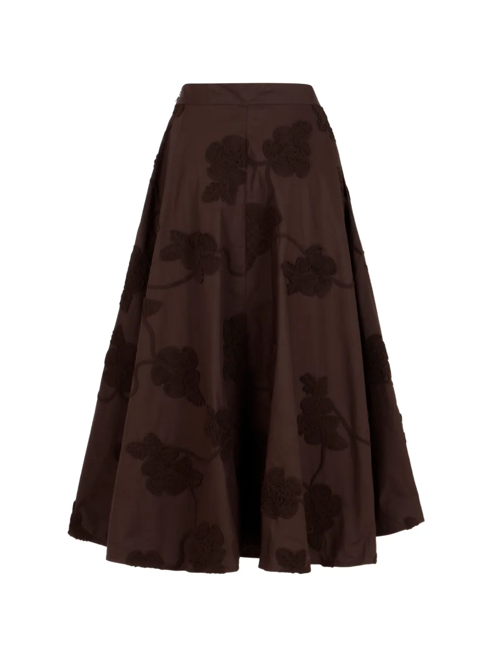 ROTATE BIRGER CHRISTENSEN Gonna con motivo a fiori - Marrone
