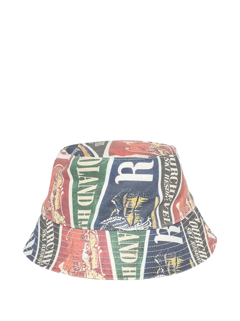 RHUDE Collegiate bucket hat - Bianco