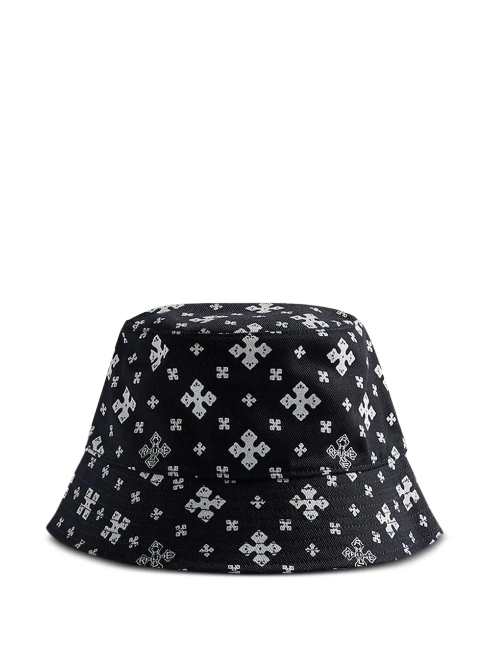 RHUDE cross bandana bucket hat - Nero