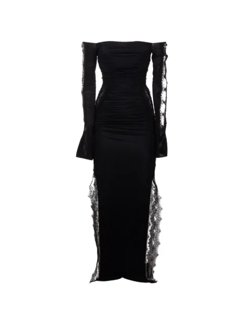 Blumarine long-sleeved lace dress