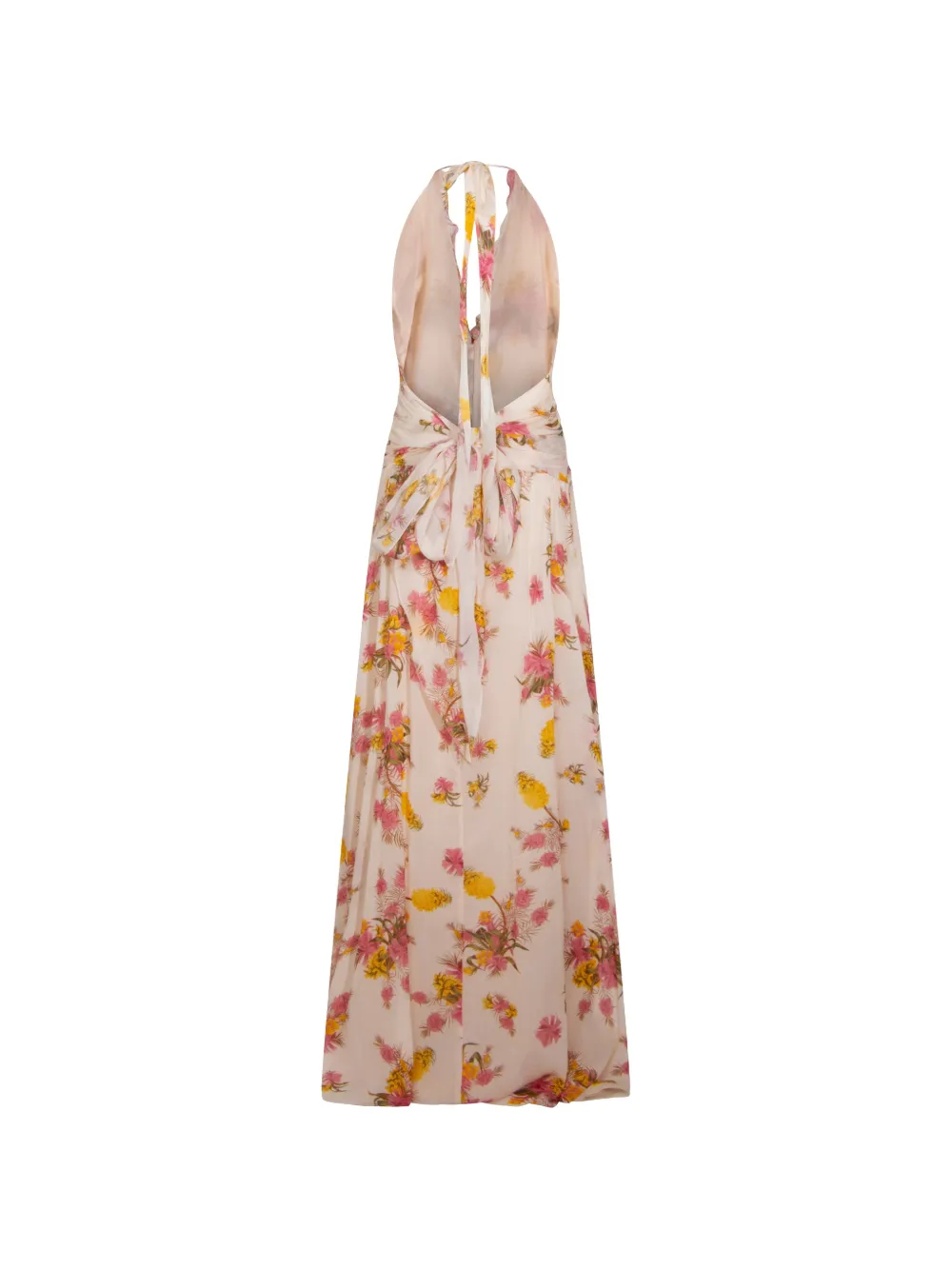 Blumarine Jurk met bloemenprint Beige