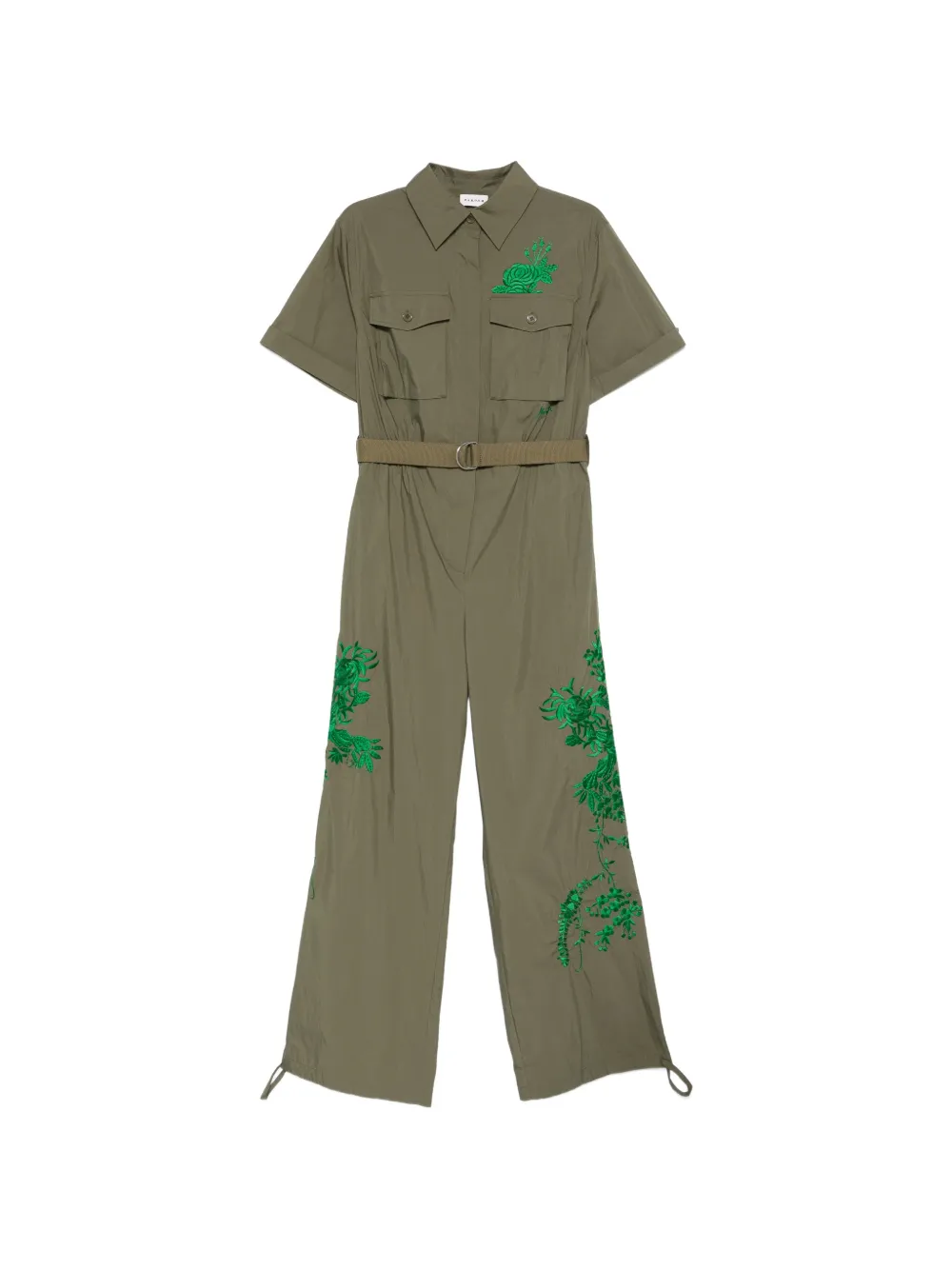 P.A.R.O.S.H. Pantaloni con ricamo - Verde