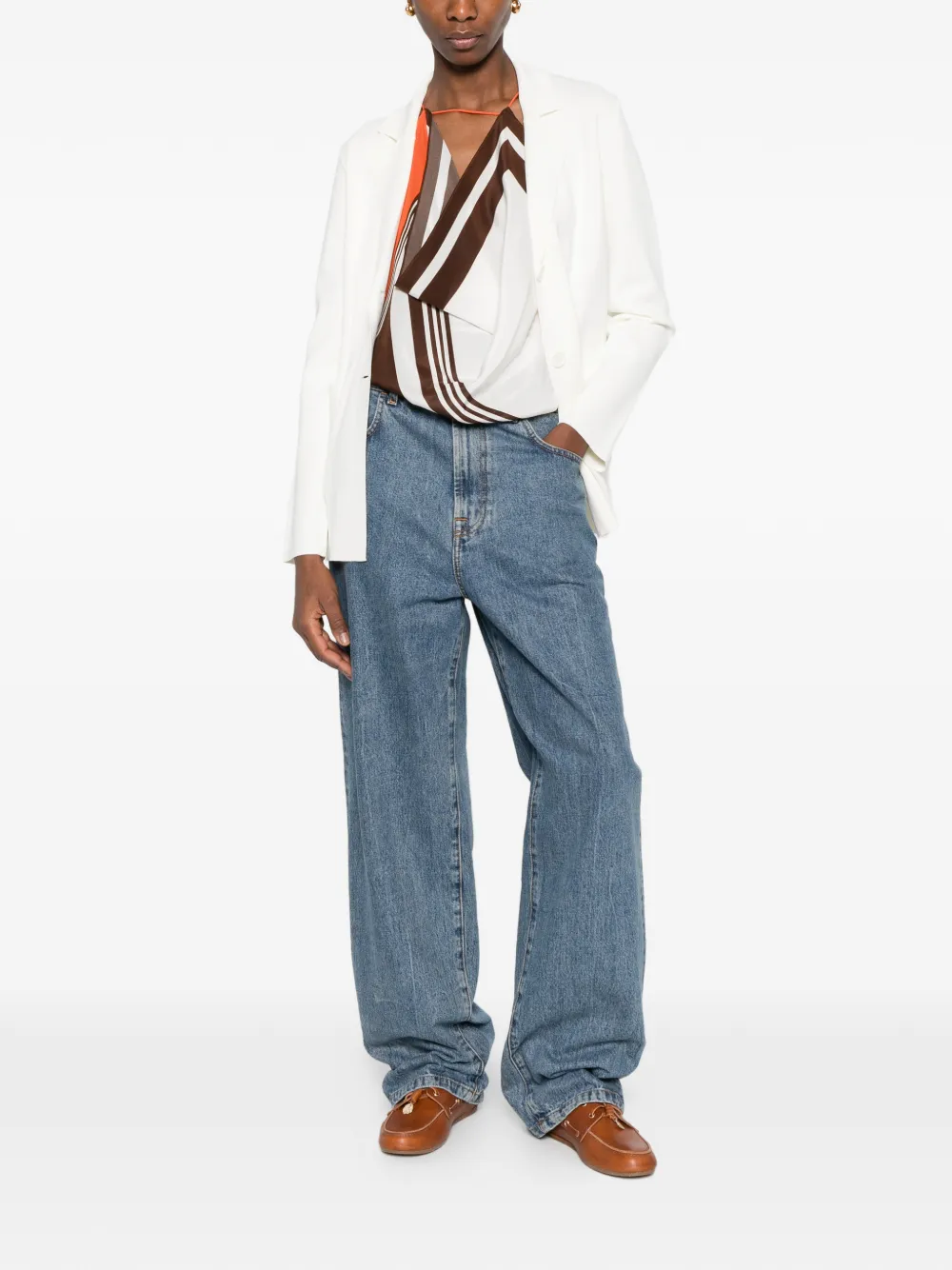  P.a.r.o.s.h. Roma Blazer - White 