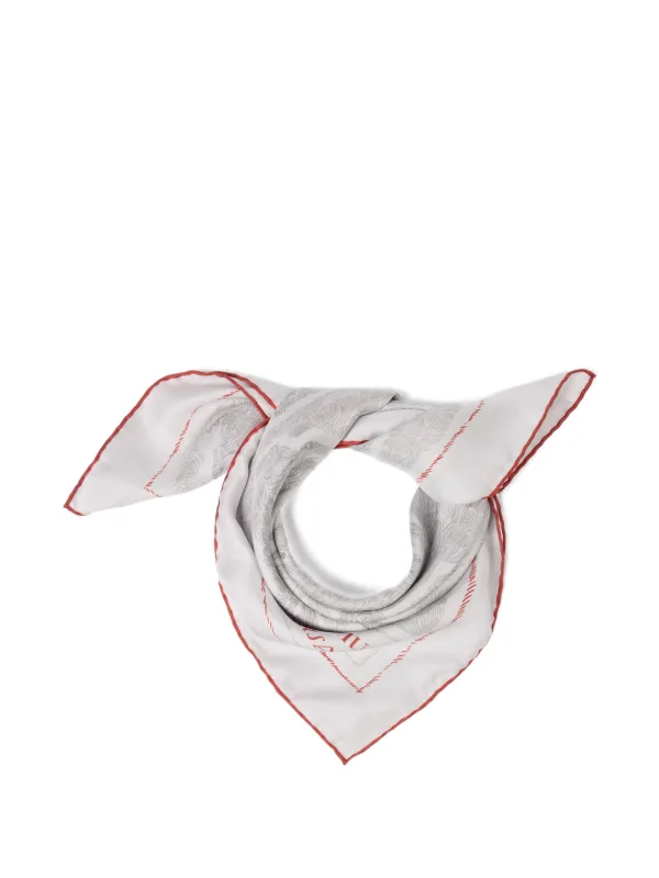 Jacquemus Le Paysan Animal-print Scarf in Blue