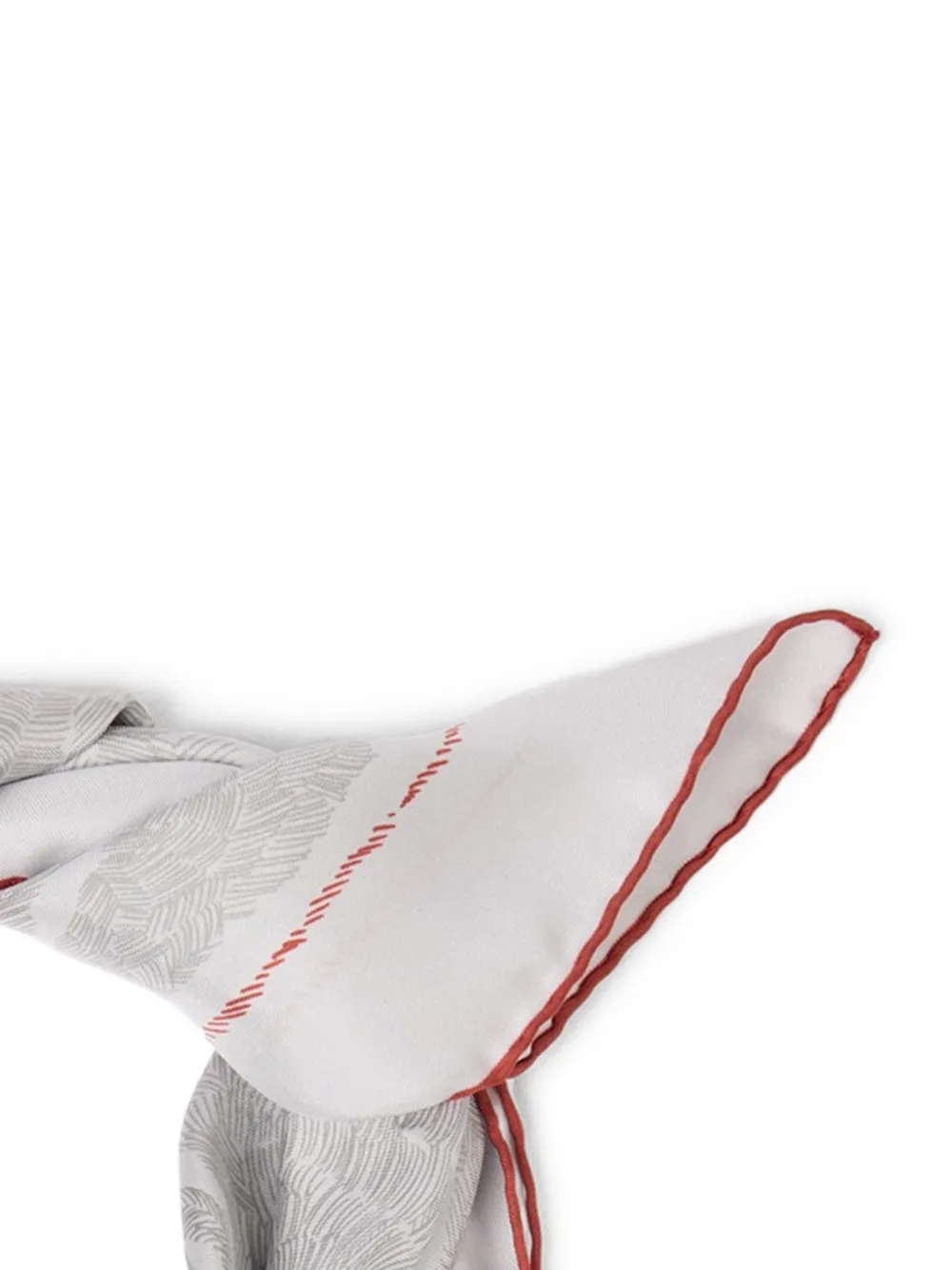  Jacquemus Le Paysan Animal-print Scarf - White 