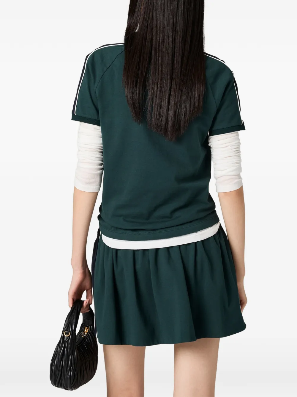Miu Jersey poloshirt Groen