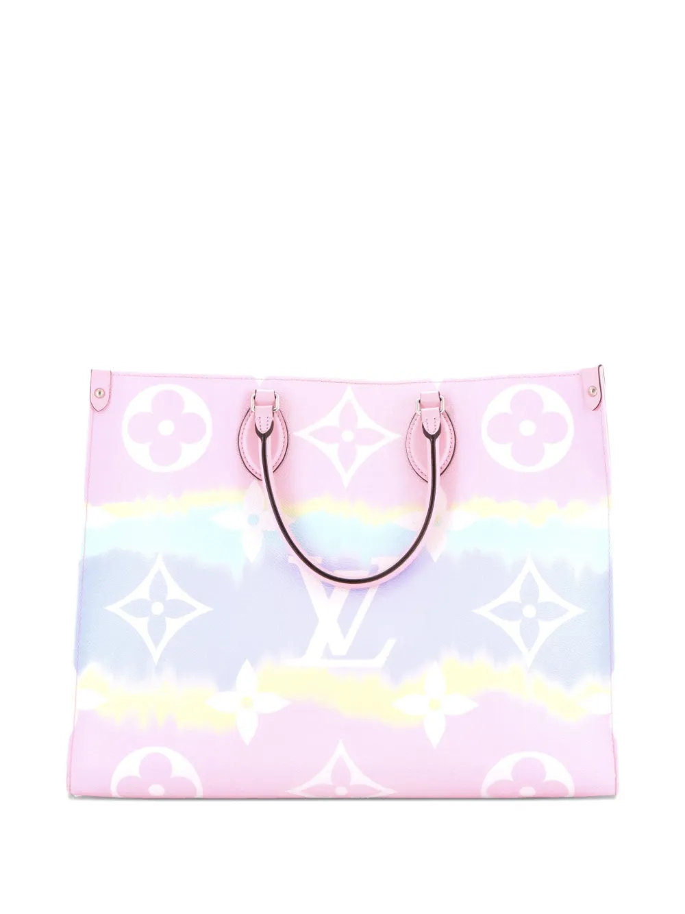 Louis Vuitton Pre-Owned Borsa tote OnTheGo Limited Edition Escale Monogram Giant GM - Blu