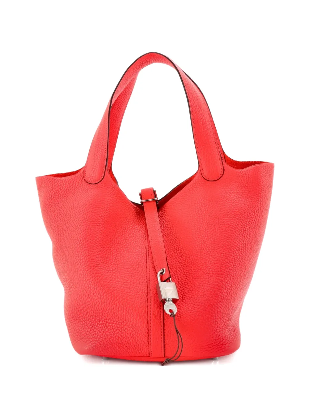 Hermès Pre-Owned Borsa a secchiello Picotin Lock MM in pelle Clemence - Rosa