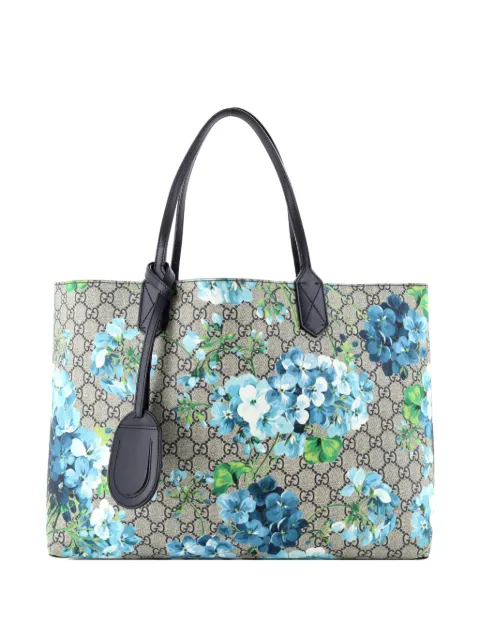 Gucci Pre-Owned Reversible Blooms GG Print Leather Medium tote bag