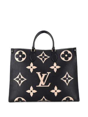 ルイヴィトン オンザゴーGM LVクラフティ アンプラント バイカラー Louis Vuitton Pre-Owned オンザゴーバイカラーモノグラム アン