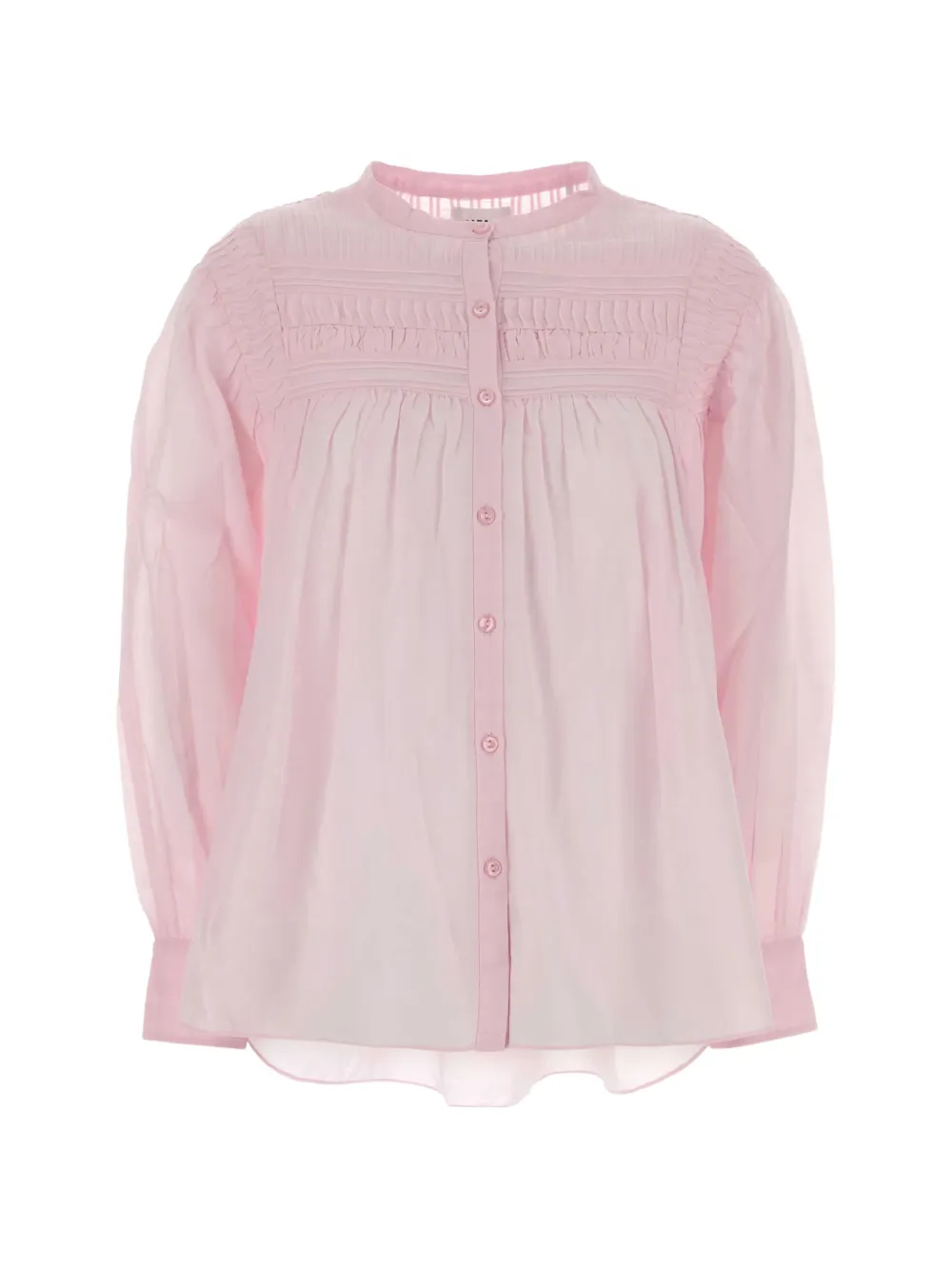 MARANT ÉTOILE Plalia long-sleeves blouse - Rosa