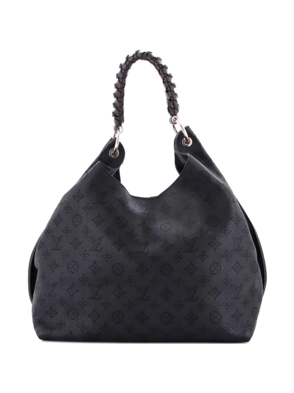 Louis Vuitton Pre-Owned Carmel Mahina Leather hobo bag - Nero