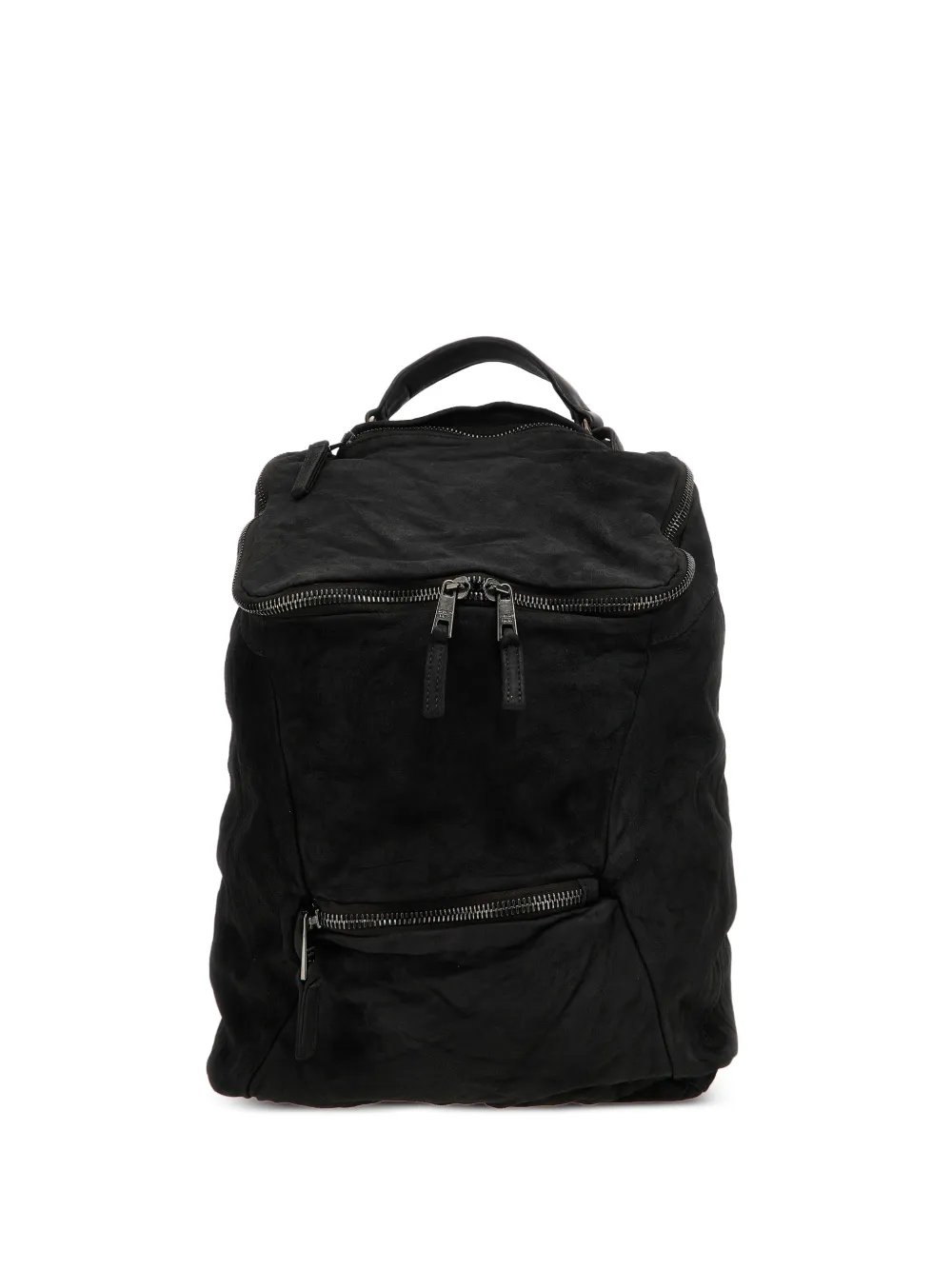 Giorgio Brato zip-fastening leather backpack - Nero