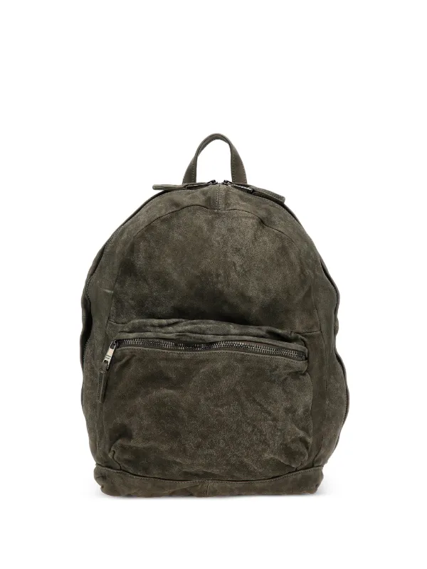 Giorgio Brato zip-fastening Leather Backpack | Grey | FARFETCH
