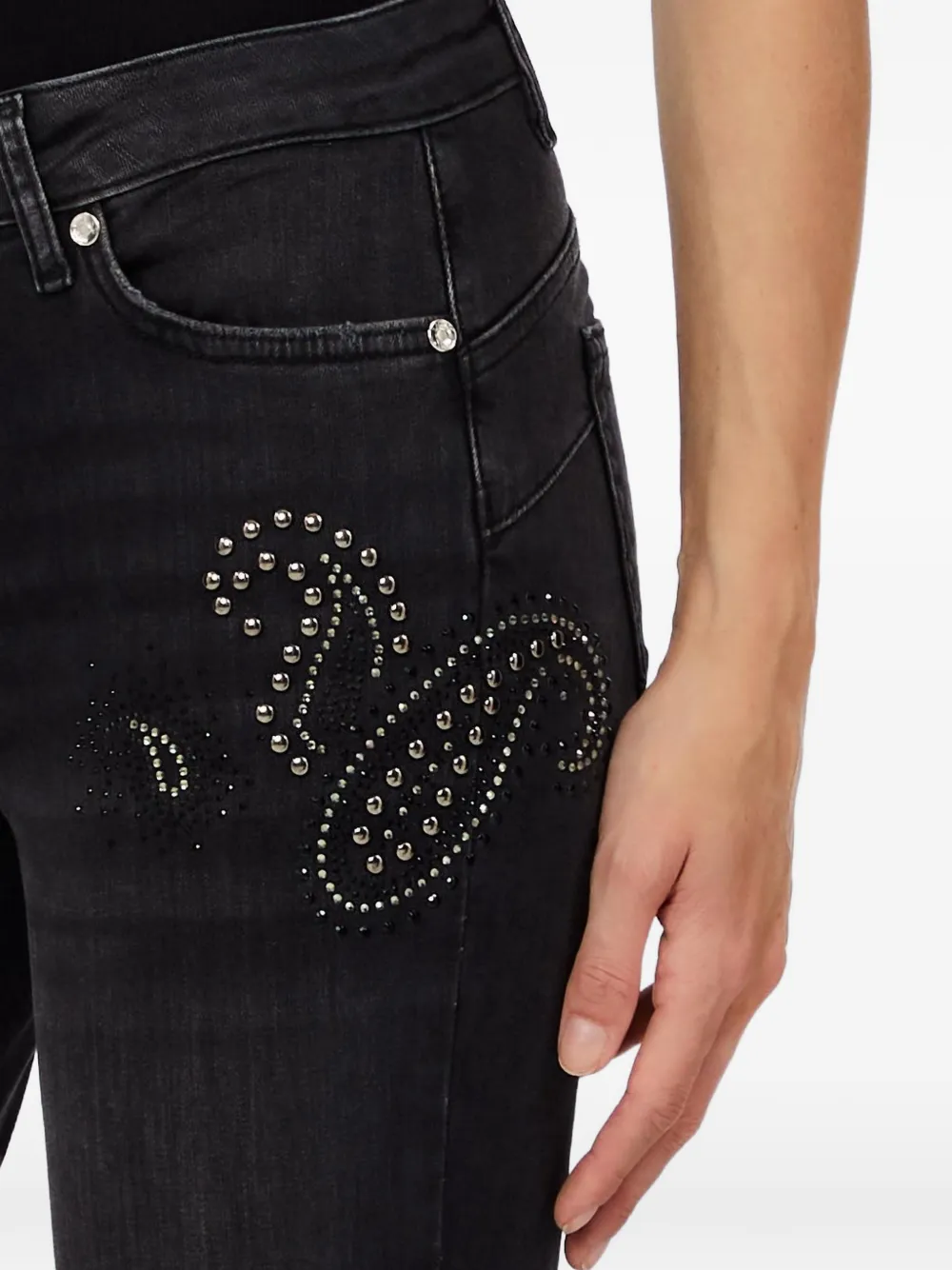  Liu Jo Embellished Pants - Black 