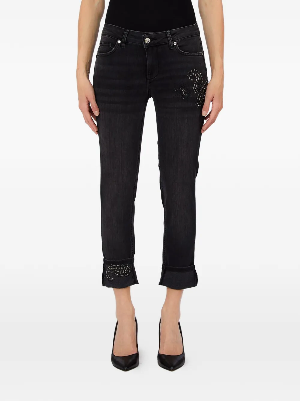 LIU JO embellished pants - Schwarz