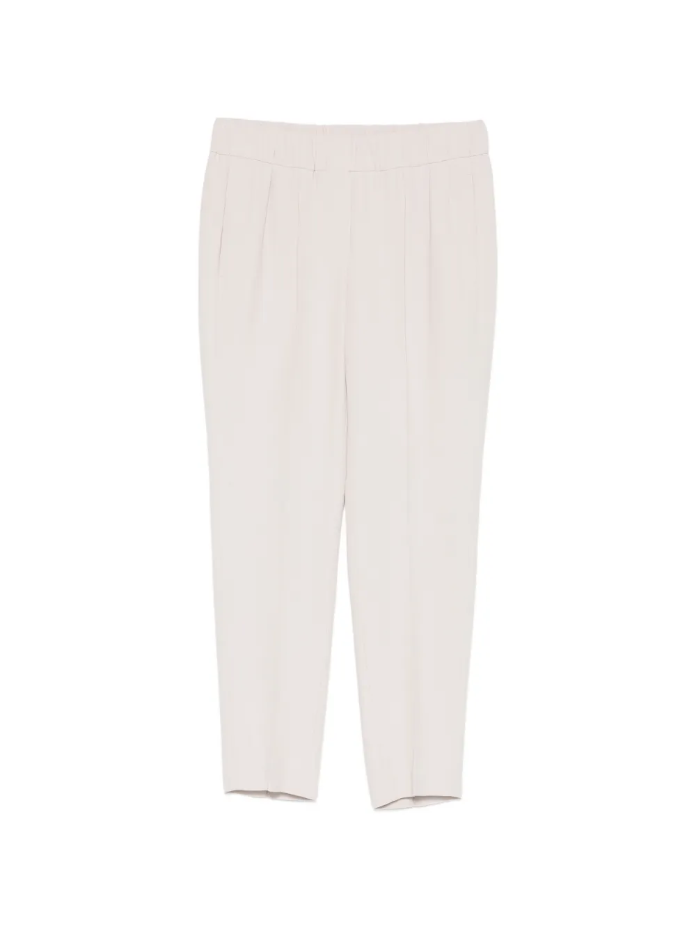 Brunello Cucinelli elasticated-waistband trousers - Toni neutri