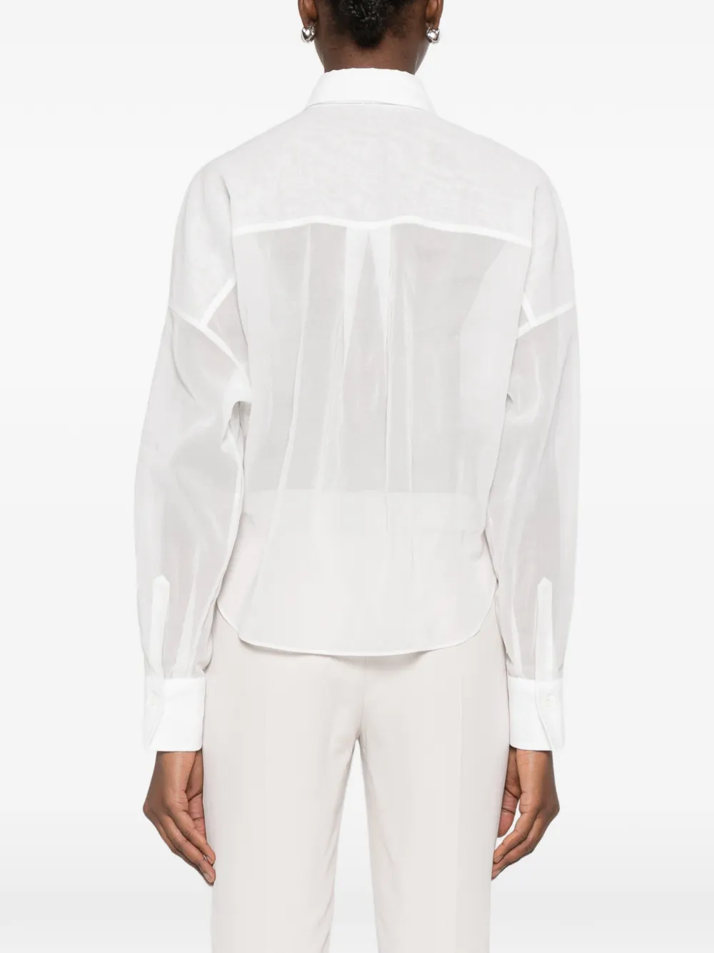 Brunello Cucinelli Blouse met knopen Wit