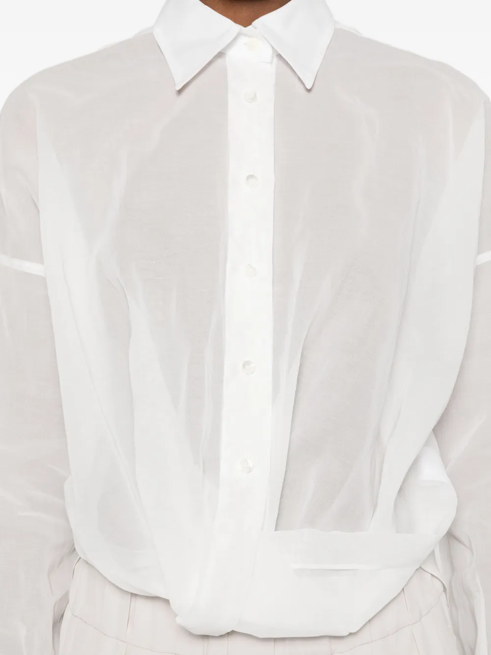 Brunello Cucinelli Blouse met knopen Wit